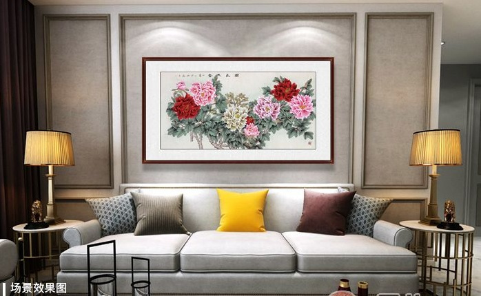 客厅装饰画：与众不同的客厅沙发背景墙挂画，点缀不一样的家居设计元素 