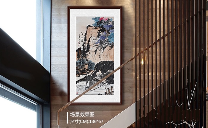 走廊装饰画：走廊适合挂什么画？装饰走廊的画就选国画花鸟画