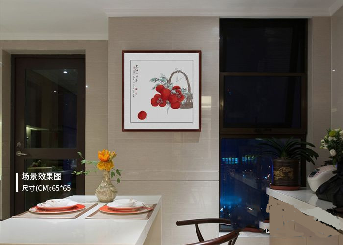 餐厅装饰画：什么画适合挂在餐厅？国画花鸟画打造舒适就餐环境