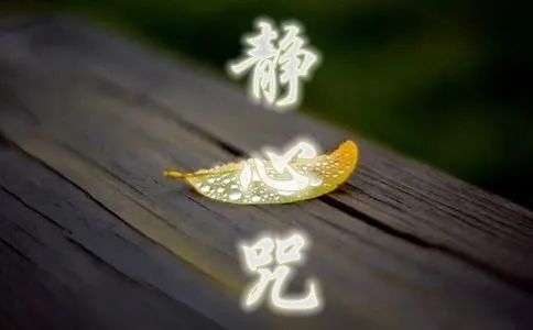 《净心神咒》：常持此咒，可净化身心，保魂护魄！